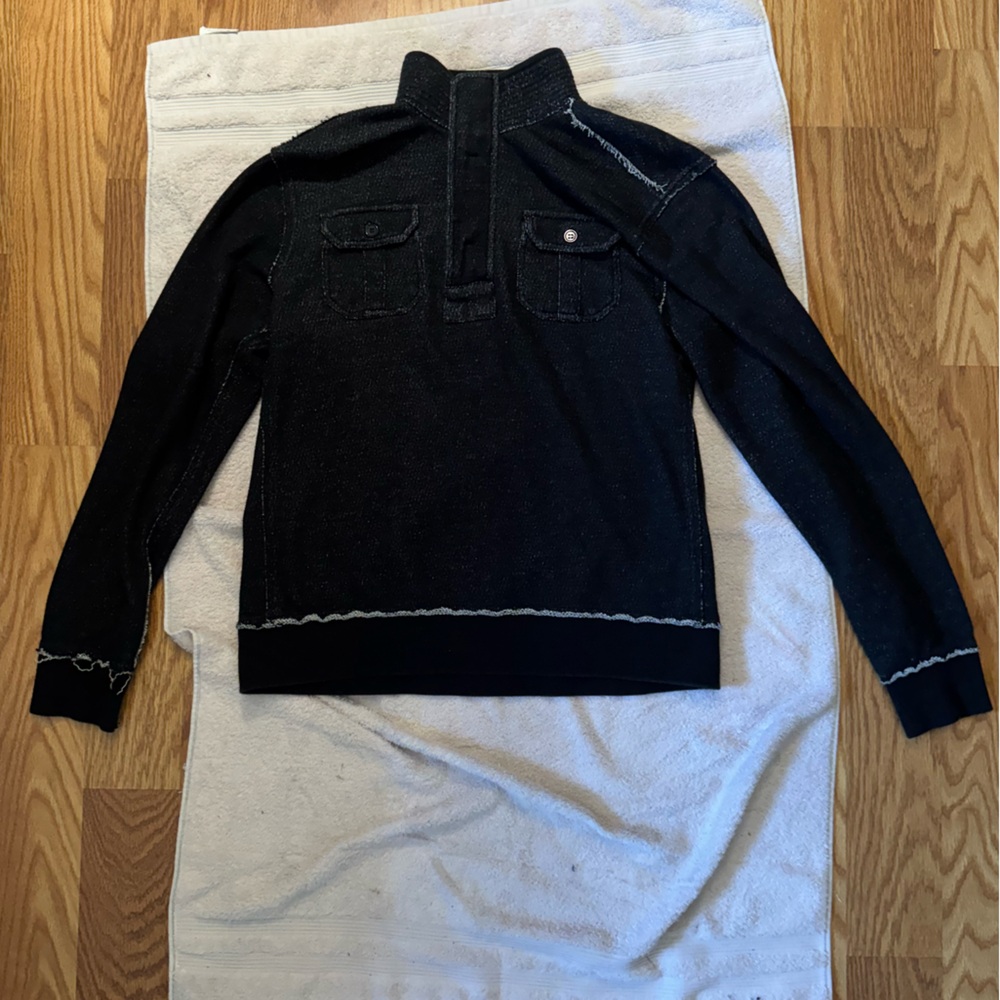 Guess Black Turtleneck Sweater